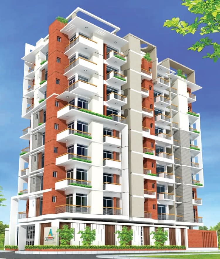 শ্যামলি রিং রোড সন্নিকটে  মেহেদীবাগ হাউজিং  সোসাইটি দক্ষিন- পূর্ব মুখী সেমি রোডি ফ্ল্যাট বিক্রয় হবে ১৩৮৫ বর্গফুট 2